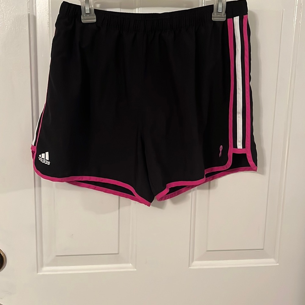 Adidas breast cancer running shorts